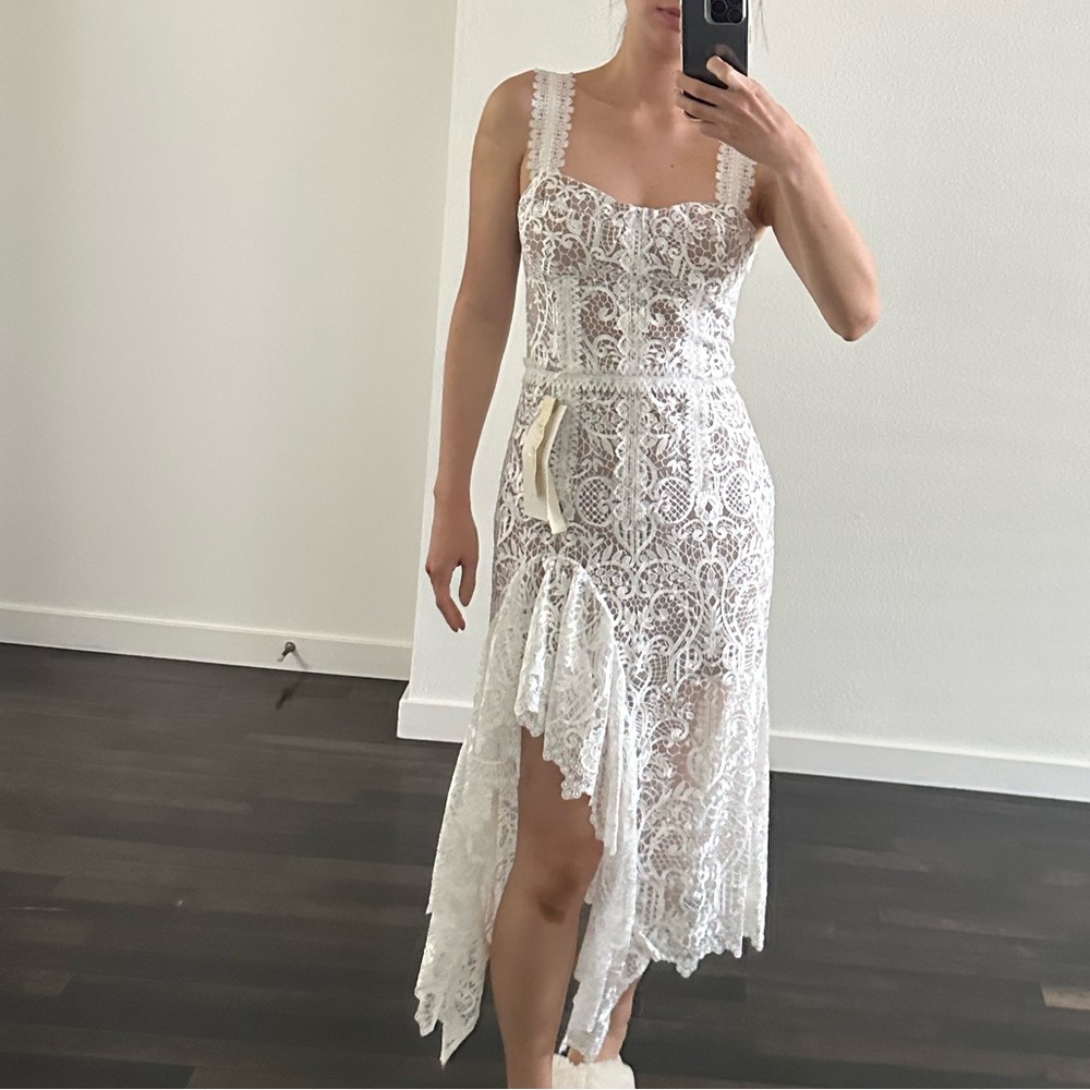 Bronx and Banco Tiffany Blanc Dress size small - NEW!